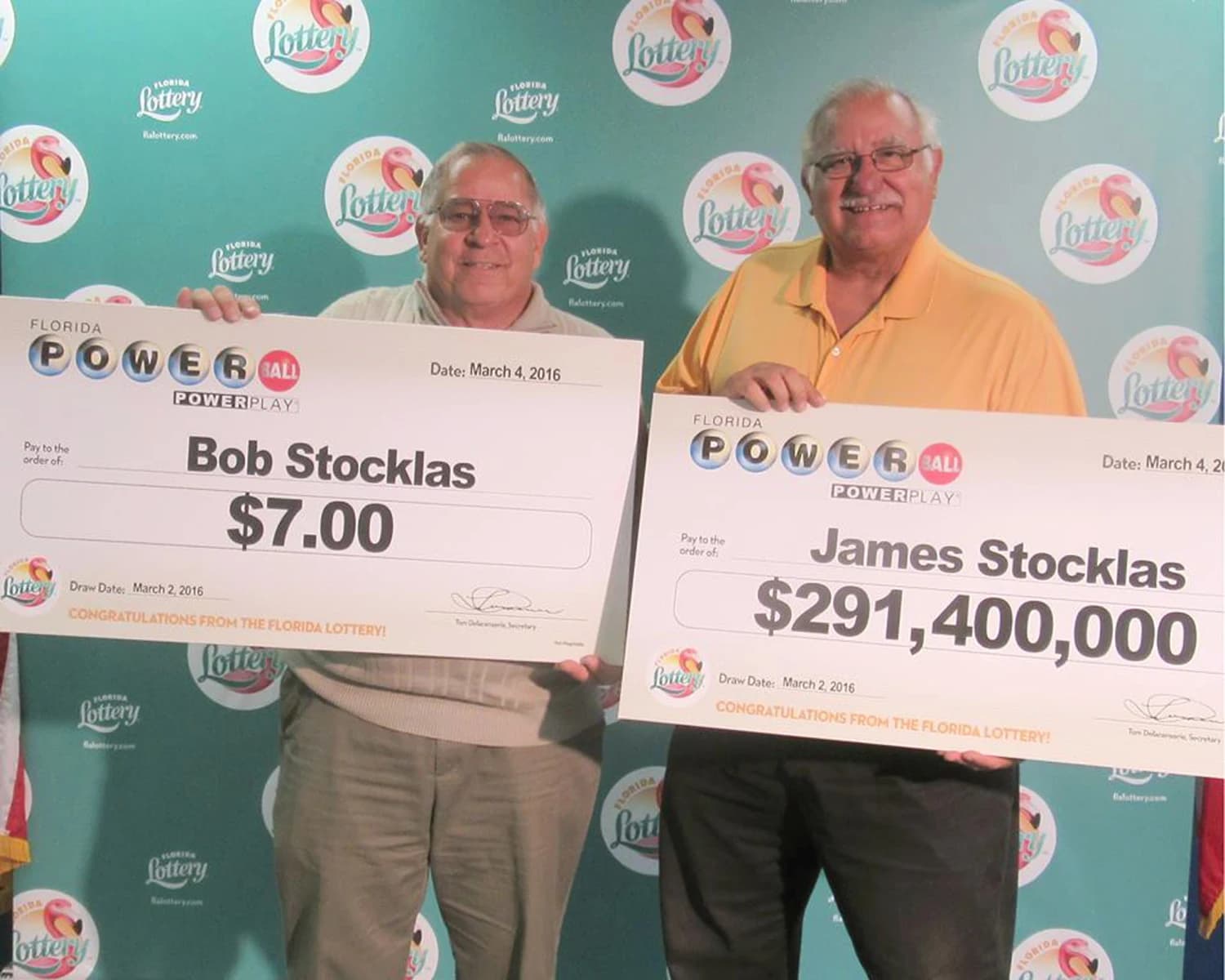 Lottery winner with $20,000 prize