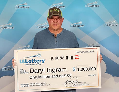 Lottery winner with $100,000 prize