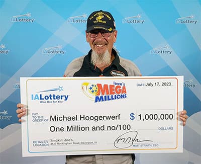 Lottery winner with $100,000 prize